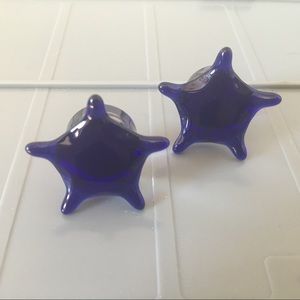 3/4” glass starburst plugs